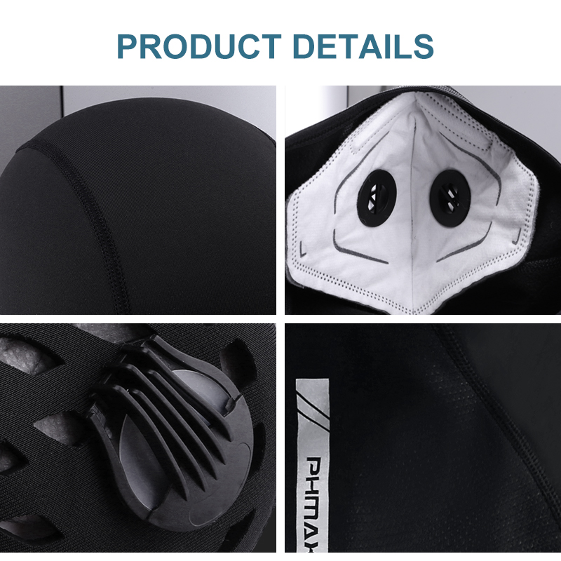 PHMAX-mascarilla de esquí para hombre y mujer, mascarilla térmica de lana para invierno, calentador, resistente al viento, transpirable, equipo para clima frío, gorro de patinaje y esquí
