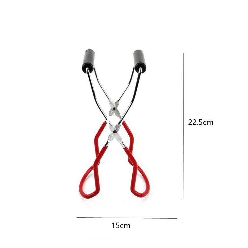 Canning Lifter Canning Tongswith Handle Stainless Steel Can Lifter Heat Resistance Anti-clip Jar Glass Lifter Tongs for Jar Clip