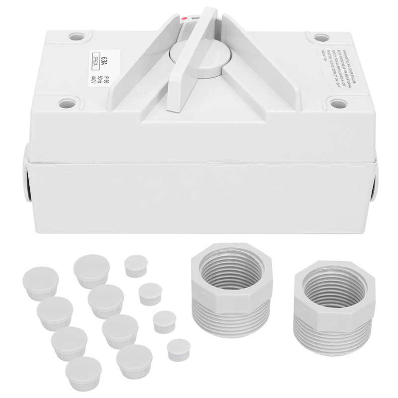 Waterproof Isolator Switch Isolator Switch Dustproof 20A/35A/63A for Laboratory Equipment Industrial Instrument: CF-3P63A
