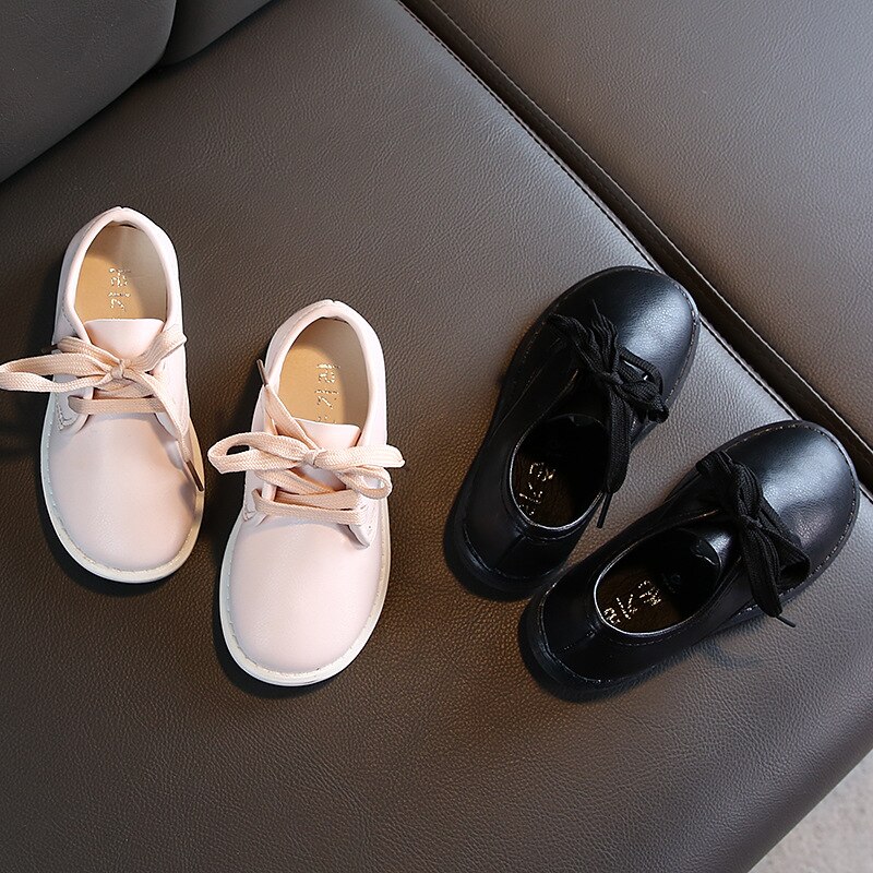 Zapatos de chico de cuero negro para niños, – Grandado