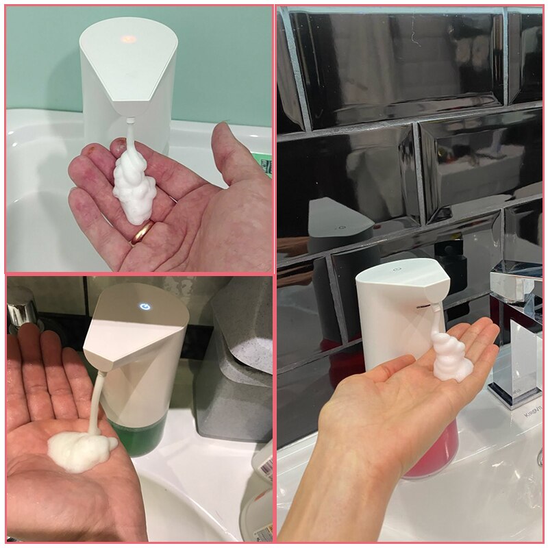 Liquid Soap Dispensers Bathroom Foaming Bottle Sanitizer Clear Plastic Pump Bottle Automatic Soap Dispenser Touchless Sensor