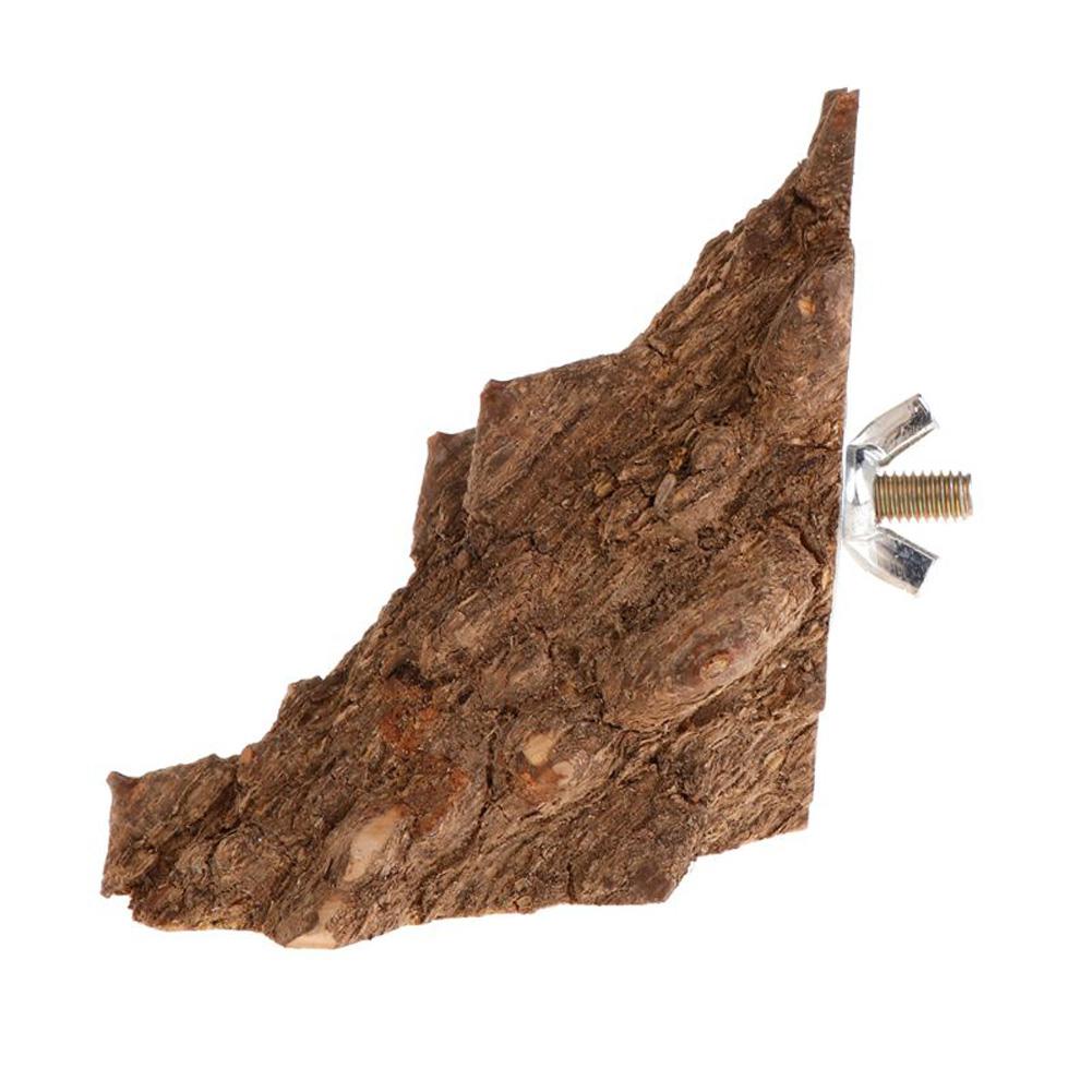 Pet Platform Right Angle Wood Perch Parrot Hamster Squirrel Bird Cage Playing Stand Jumping Board