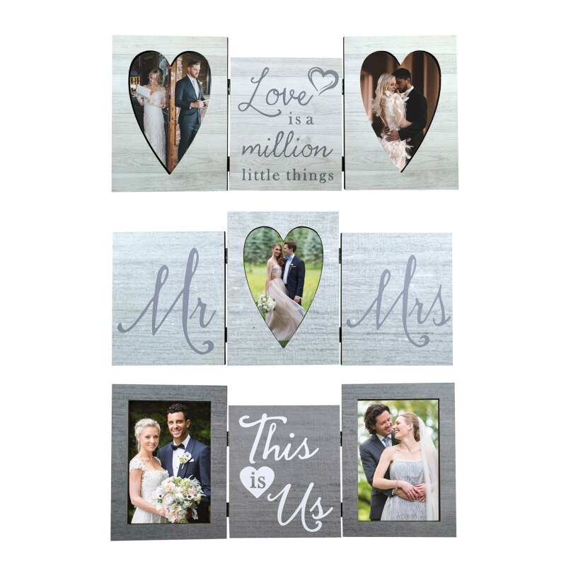 Couple Picture Frame Boyfriend Girlfriend Romantic Picture Frame Wedding for Engaged Couples Desk Decor