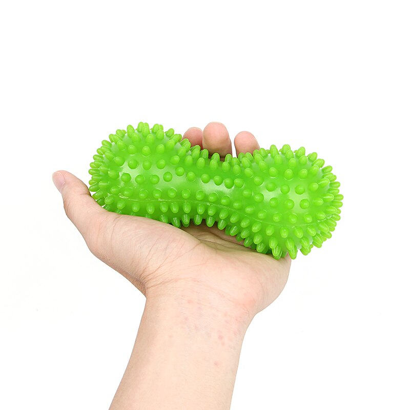 Peanut Massage Ball Feet Massager Spiky Trigger Point Relief Muscle Pain Sensory Stress Ball Therapy Gym Muscle Relex Apparatus