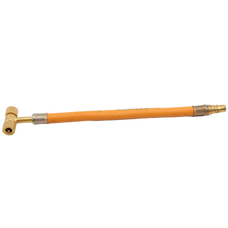 2 in 1 buse de voiture valve tuyau d'air aiguilles de gonflage pompe gonfleur connecteur pour voiture gonflable électro mobile moto pneu: Tuyau flexible en forme de t