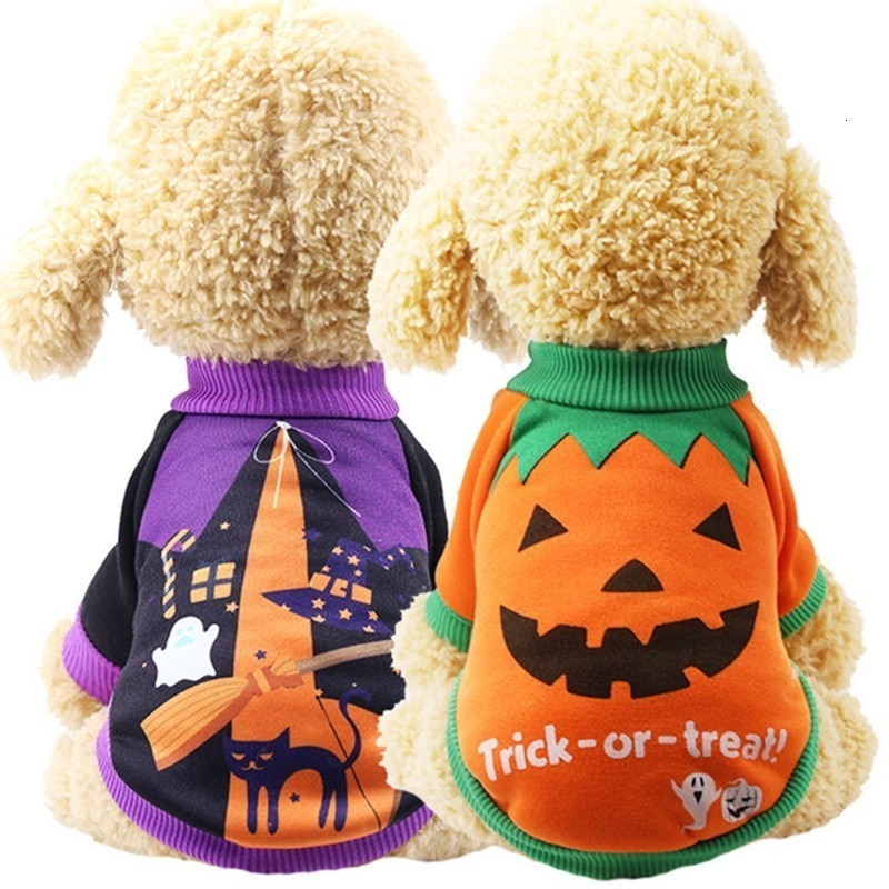 Halloween karnawał ubrania dla kota śmieszne ubrania dla zwierząt kurtka zimowa pies kostium na Halloween strój dla małych psów dwie stopy ubrania
