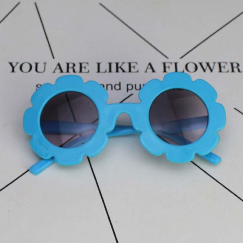 Brand Stylish Kids Boys Girls Children Retro Round UV400 Sunglasses Goggles 0-8 Years Baby Sunglasses 3 Colors: Blue