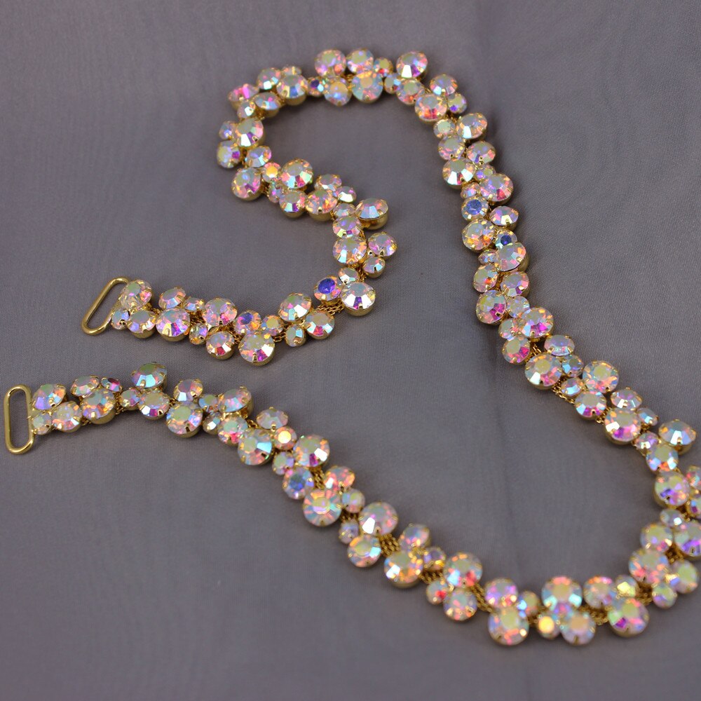 Ceinture de mariée en cristal de diamant AB, Simple et luxueuse, accessoires pour robe de mariée, faite à la main: 2