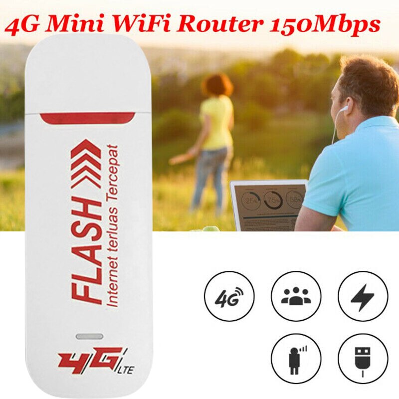 Unlocked 4G Router Lte Wifi USB Network Card 150Mbps Wireless USB Dongle Portable Car Wifi Router Hotspot