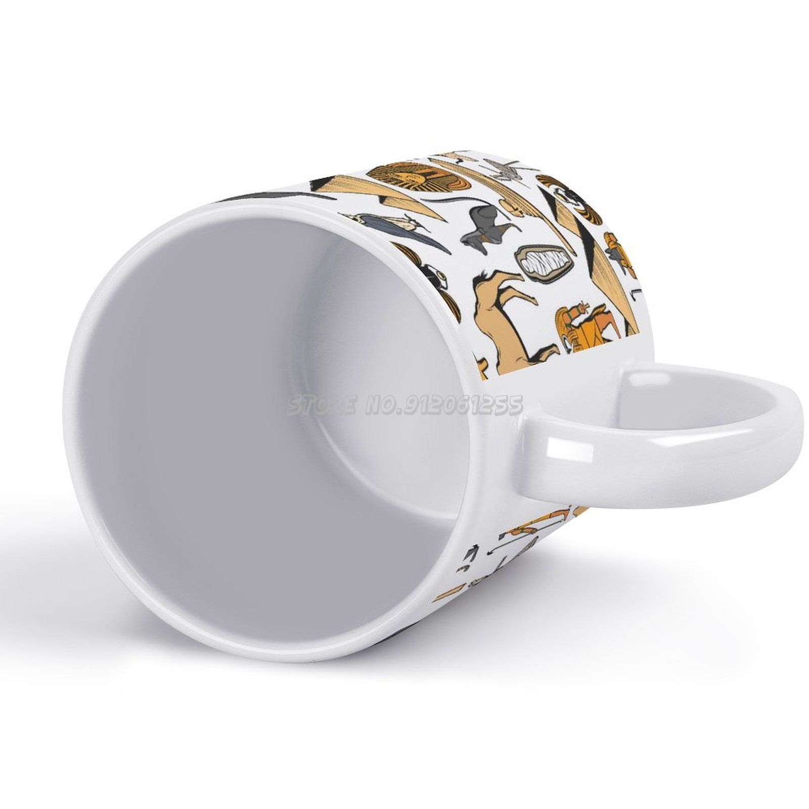 Kemet (Ägypten) aufbringen Weiß Becher Neue Gute Druck Becher 11 Unzen Kaffee Tasse Ägypten Ägyptischen Egyptianpattern Pharao Kingtut Gi