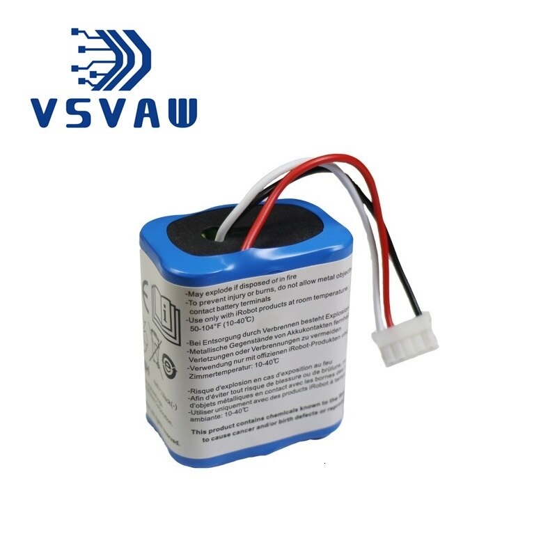 1Pcs Original 7,2 V 2500mAh Batterie für iRobot Roomba Braava 380 380T Mint 5200c Ni-Mh 2500mAh 2,5 Ah 7,2 v Akku