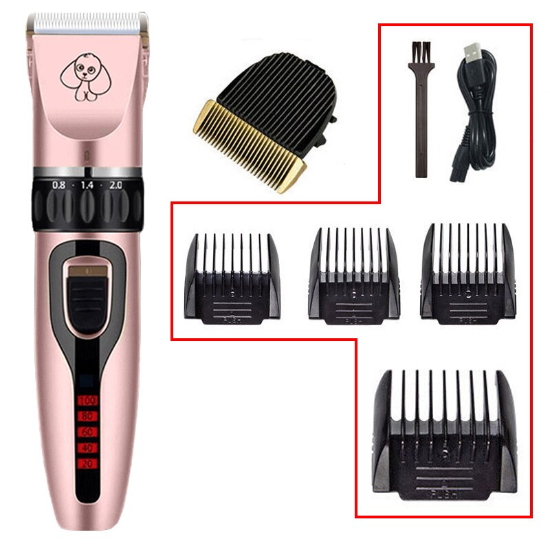 Pet Clipper Voor Honden Tondeuse Elektrische Hond Clipper Kat/Konijn Grooming Tool Haar Machine Remover Kapsel Voor Dieren: R-Power One Head