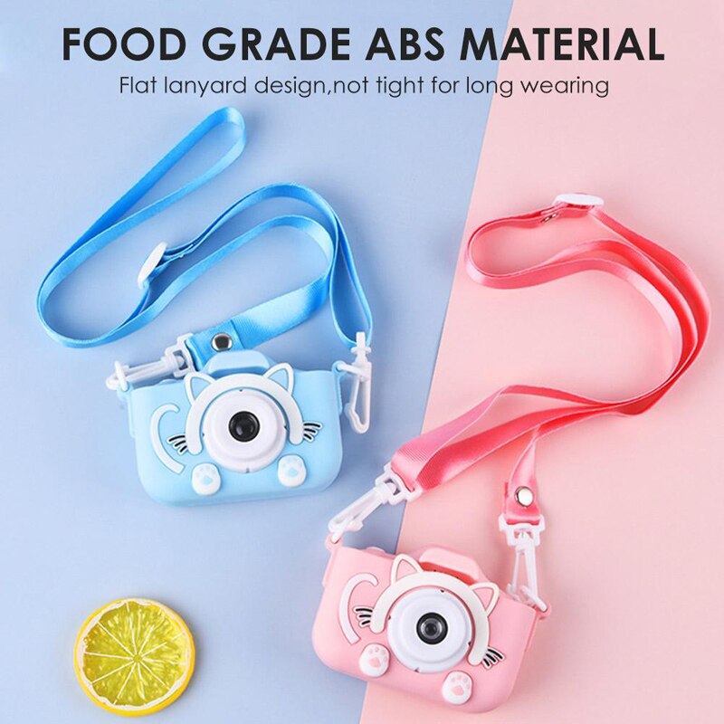 Mini Camera Kids Digital Camera Cartoon Toy HD Camera for Kids Educational Children's Camera Toys for Boy Girl Best