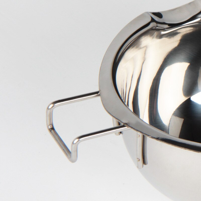 -Rvs Universele Smeltkroes, Dubbele Boiler Insert, Dubbele Tuiten, Hittebestendig Handvat, vlakke Bodem, Gesmolten Butte