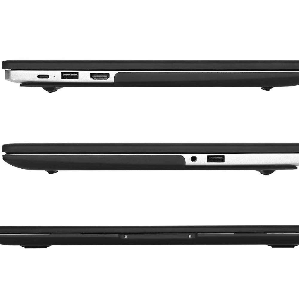 Laptop Case for Macbook Air 13 A2337/Pro 13 12 11 15 A2338 A2159 Touch Bar for Mac Book Pro 16 A2141 Matte Black Hard Shell