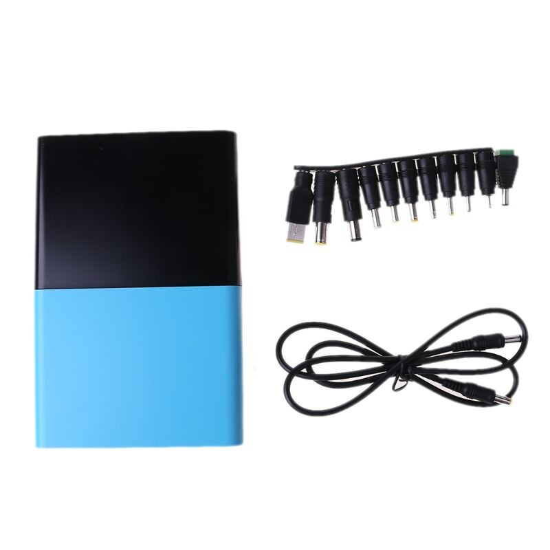 Power bank diy 18650 qc 3.0 sorties usb  dc 1-24v 12x batteries pour ordinateur portable et téléphone