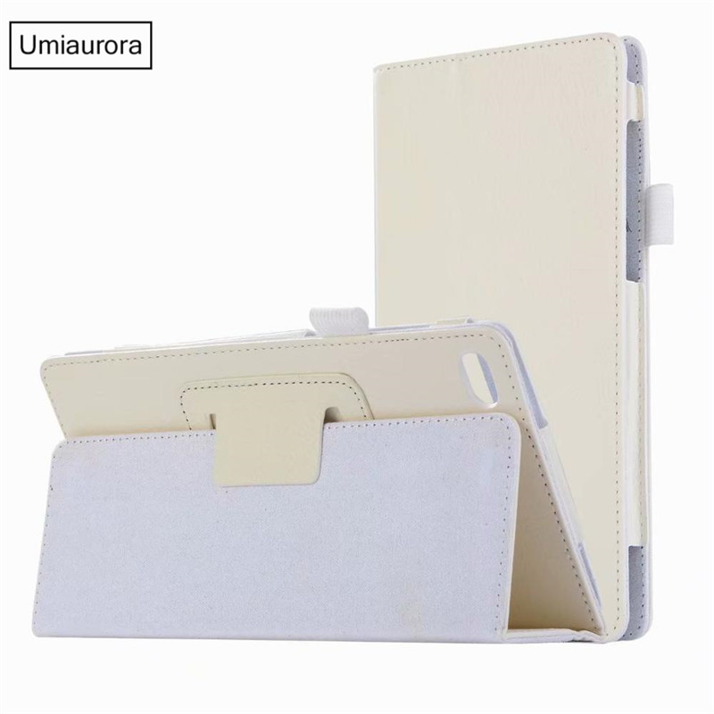 Case Voor Lenovo Tab M7 Case Pu Leather Flip Stand Cover Voor Lenovo Tab M7 TB-7305F TB-7305I TB-7305X 7.0 Inch tablet Case Funda: White