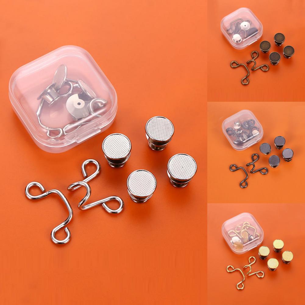 Wear Resistant 1 Set Durable Tight Trousers Snap Button Titanium Steel Pants Snap Fastener for Men