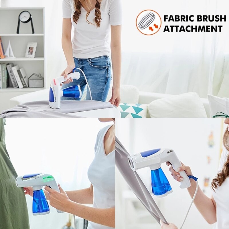 Folding Handheld Ironing Machine 1600W Mini Garment Clothe Steamer Electric Iron