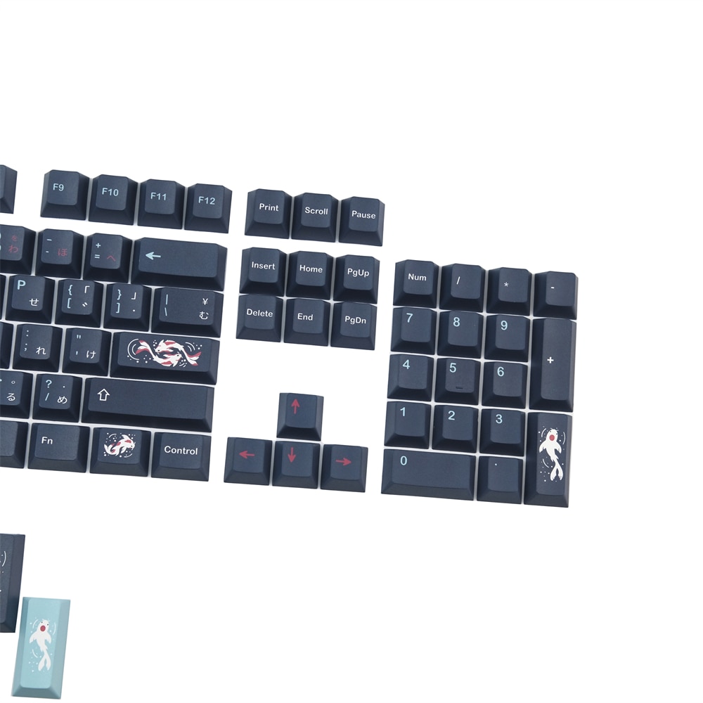 GMK Zen Pond PBT Keycaps 138 Keys Cherry High DYE- Sublimation Keycap For 60% 80% 100% Layout Gaming Mechanical Keyboard