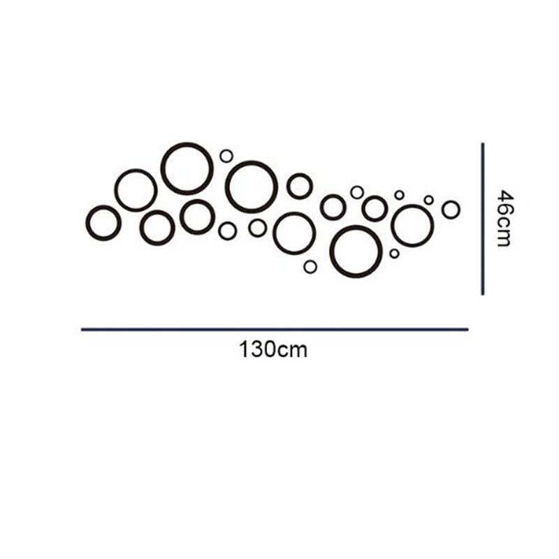 21pcs Acrylic decorative mirror wall stickers high living room bedroom bathroom wall mirror