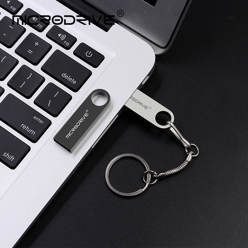 Metallo USB Flash Drive 64 gb pen Drive 16GB 8GB Pendrive 32gb Bastone di Memoria Flash 128gb impermeabile pen Drive disk usb per auto