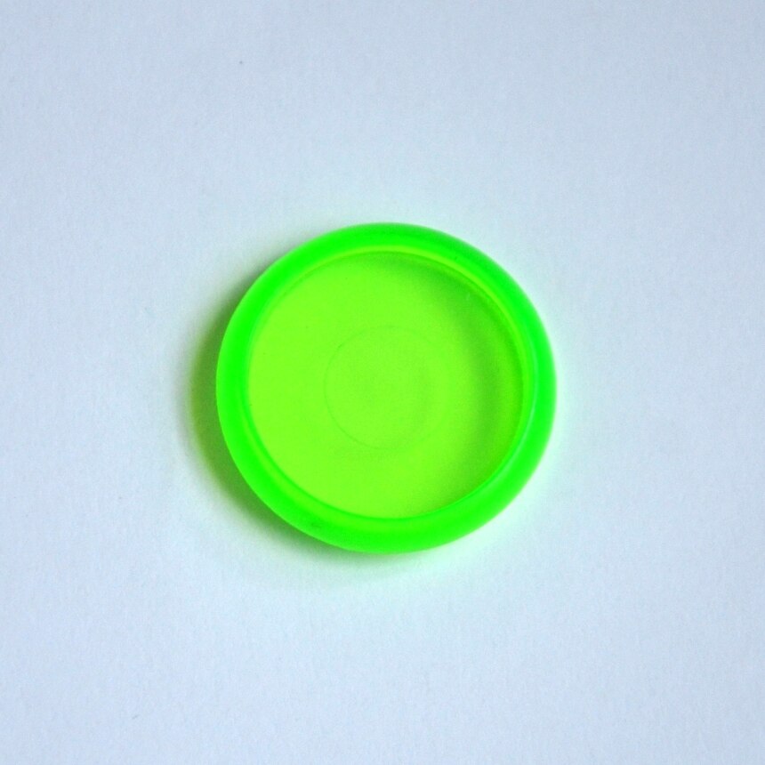 12 st 24mm bindskiva plast rund bindningsring spänne färg pärm tillbehör svamp hål böcker skivor bindning: Grön