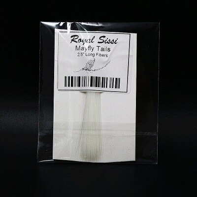 1bundle fly tying synthetic tail fibers 2.5''long mayfly tails 7optional colors watershed treated microfiber fly tying materials: WHITE