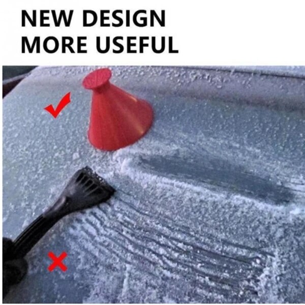Car magic snow remover ice scraper window windshield oil funnel shovel window scraper cone deicing cone ice scraper