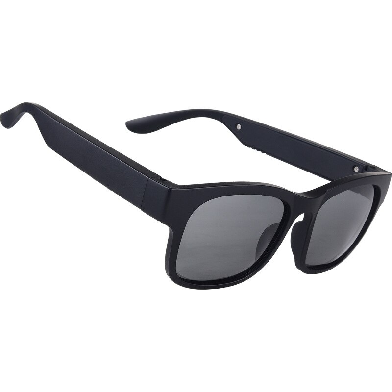 night vision glasses Bluetooth Smart Sport Headphone Sunglasses Bluetooth Driving goggles Audio Headset glasses: dark Glay