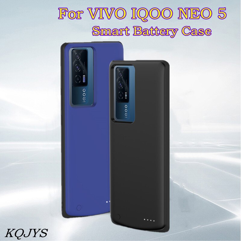 Kqjys 6800Mah Portable Smart Acculader Gevallen Voor Vivo Iqoo Neo 5 Batterij Case Externe Power Bank Opladen Cover