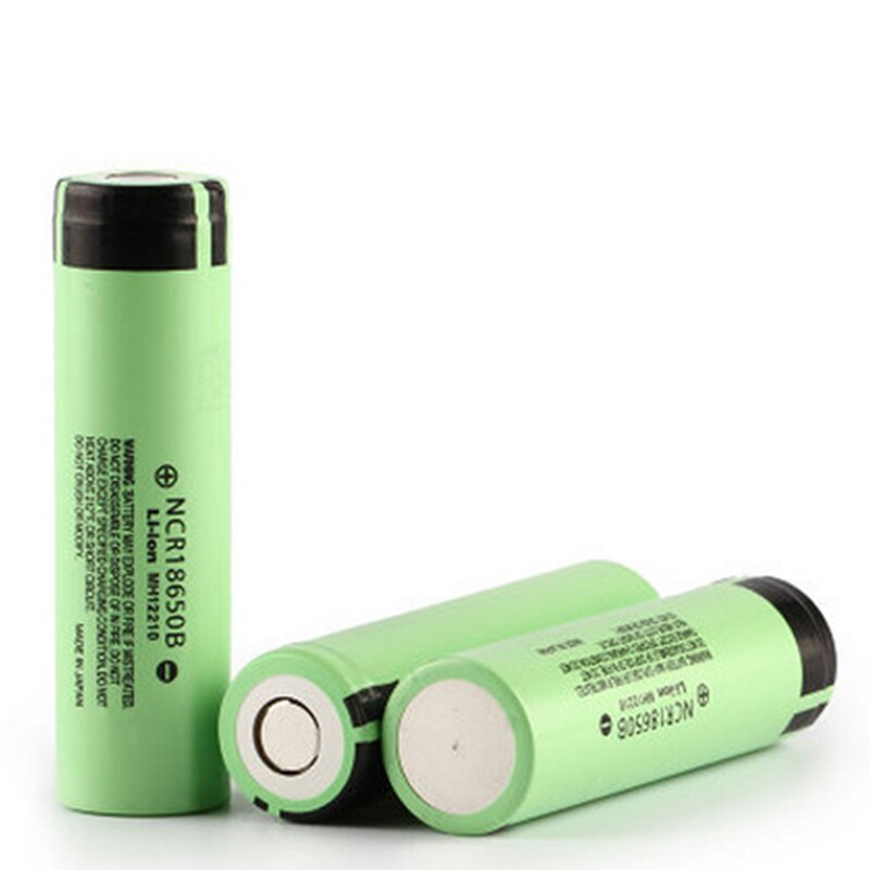 Originalt oppladbart batteri ncr 18650 3.7v 3400 mah + eu lader li-ion oppladbare batterier ncr 18650b batteri