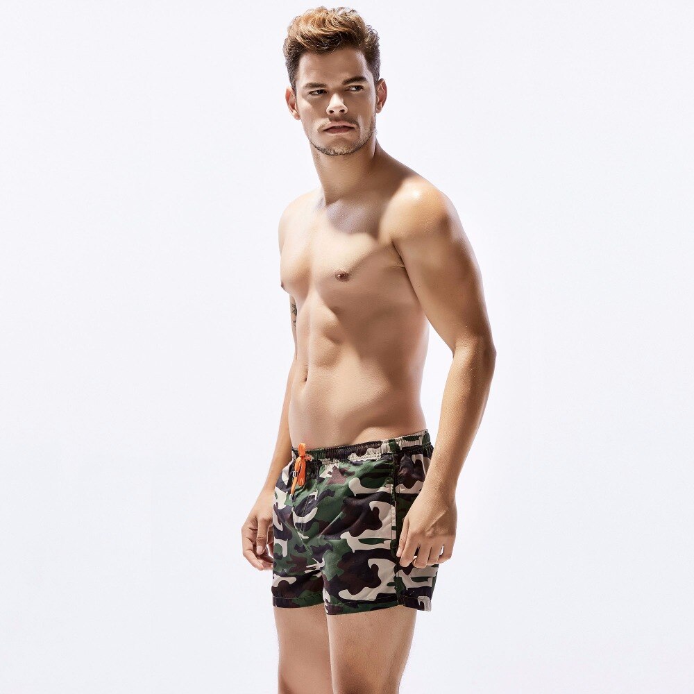 Seobean Mannen Strand Broek Comfortabel Ademend Camouflage Strand Shorts