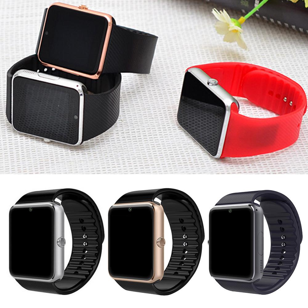 GT08 Smart Horloge Metalen Band Bluetooth Pols Smartwatch Ondersteuning Sim TF Card Android & IOS Horloge Multi-talen Polsbandjes