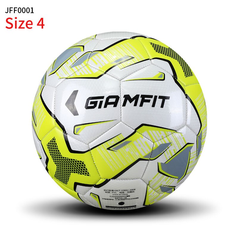 2020 partita di Pallone Da Calcio di Dimensioni Standard 4 Size 5 Pallone di Calcio DELL'UNITÀ di ELABORAZIONE e di Materiale PVC di Alta Qualità di Sport di calcio del Campionato palle di formazione: JFF0001 yellow 4