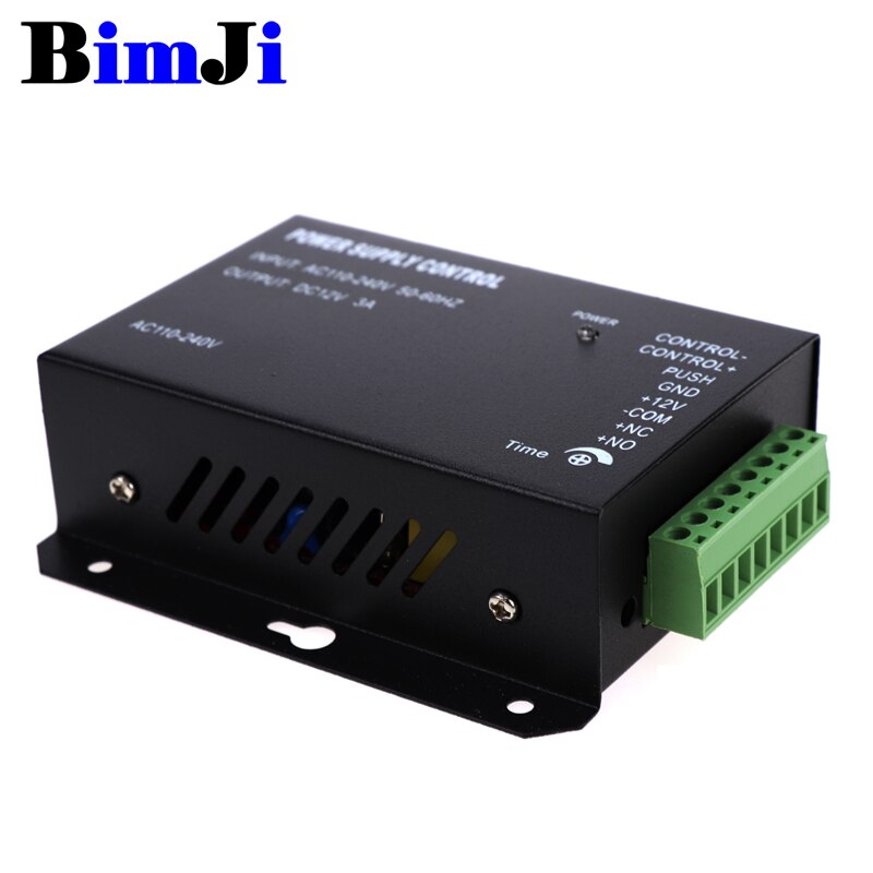 DC 12V 3A Door Access Control system Switch Power Supply Transformer AC 110~240V Delay time max 15s: Black