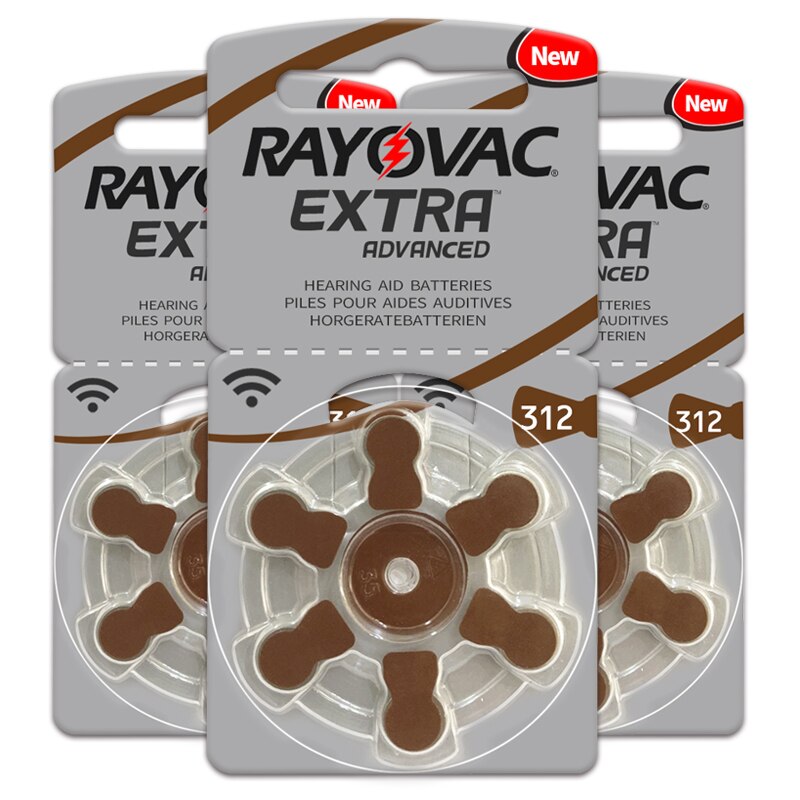 30 Pcs Rayovac Extra 1.45V Prestaties Gehoorapparaat Batterijen A312 312A ZA312 S312 PR41 Gehoorapparaat Batterij Zink Air 312 A312: Default Title