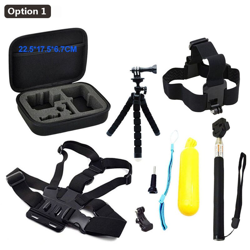 KFFTWWX-Accesorios de trípode para GoPro Hero 10, 9, palo de Selfie flotante, Bobber, para Go Pro 8, 7, 6, 5, 4, 3, SJ4000, ENEK, H9R: Option 1