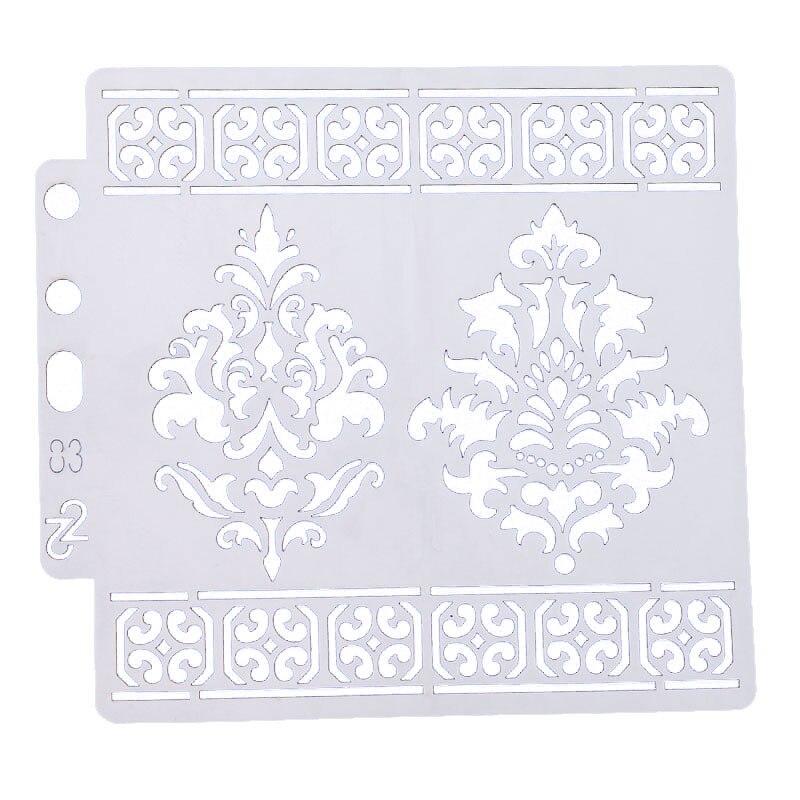 Dolce Vita Blume Sammelalbum Schablone Haus Vogel Kuchen Dekorieren Werkzeug DIY Dekorieren Fondant aufbringen Druck sprühen Vorlage: s83