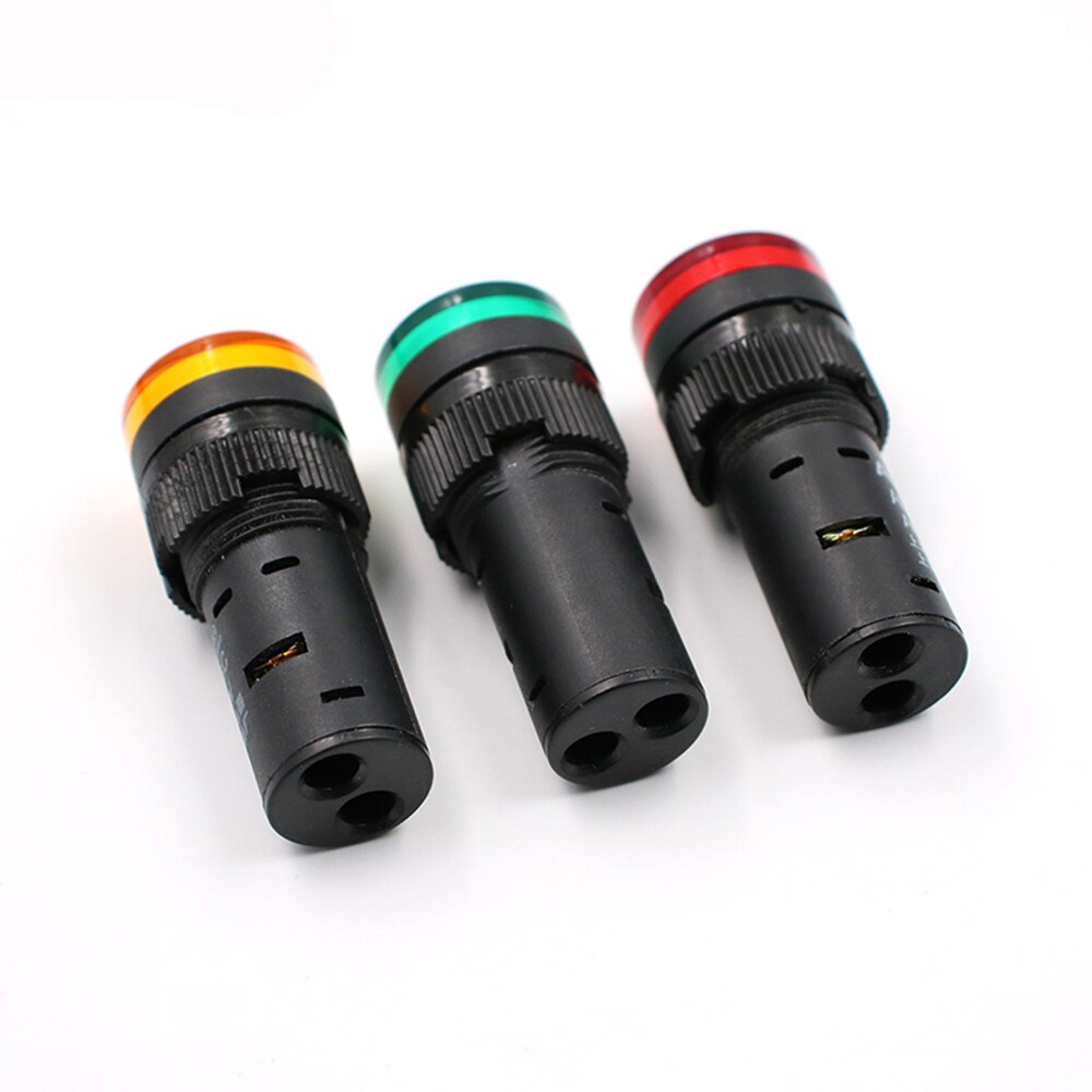 1pcs LED Indicator Light 12V 24V 220V 16mm Panel Mount LED Power Indicator Pilot Signal Light Lamp Night Light