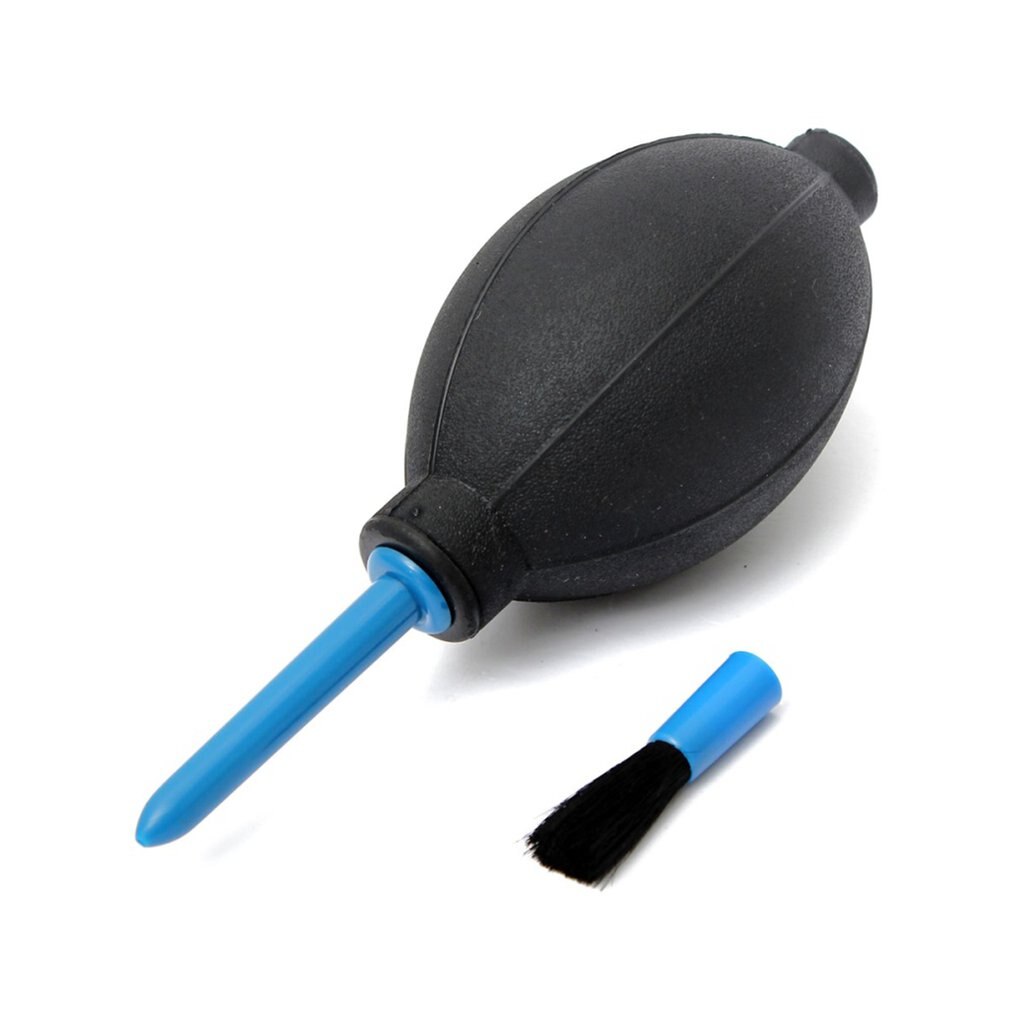 Universele Dust Blower Cleaner Lederen Air Blower Pomp Dust Cleaner Telescoop Lens Toetsenborden Mobiel Cleaning Tool + Borstel