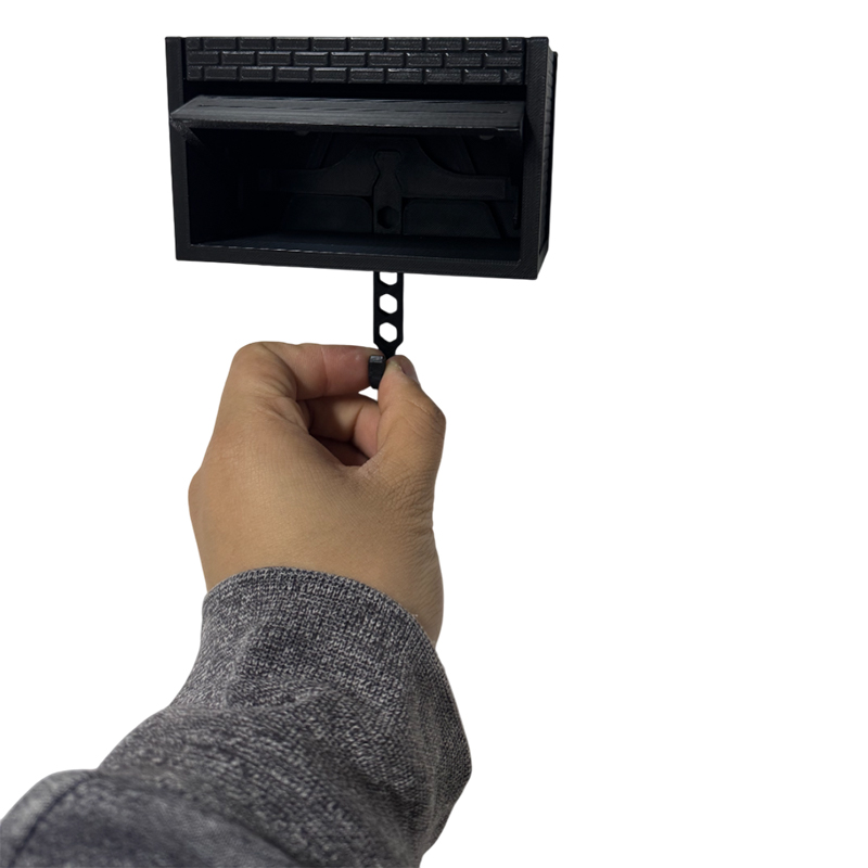 Porta-chaves de garagem para carro com porta de abertura, porta-chaves para pendurar na parede, organizador de chaves impresso em 3D, autoadesivo (modelos de carro não incluídos)