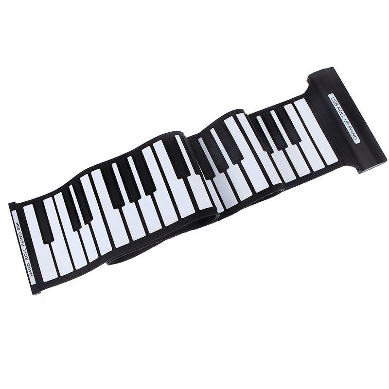 Flexible 88 teclas USB Flexible Roll-up Teclado de Piano electrónico