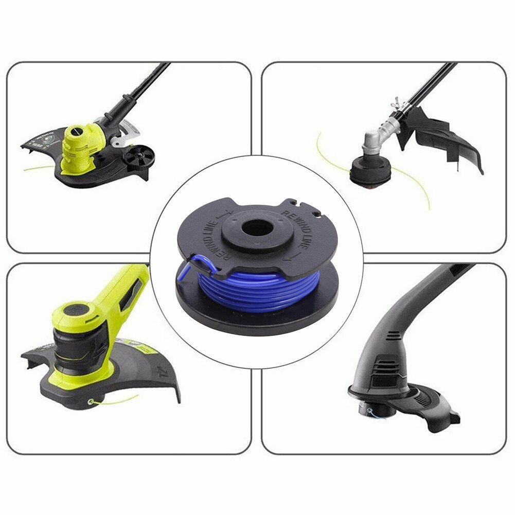 5pcs Grass Trimmer Spare Line Spool For Ryobi One And AC14RL3A Lawn Trimmers Mowing Line Replacement