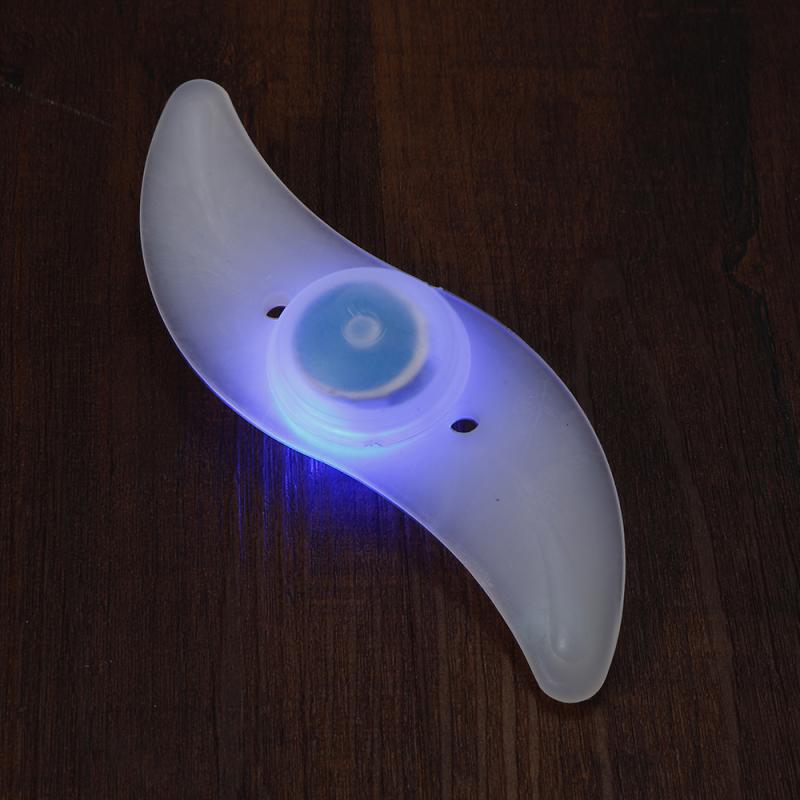 Reflectores LED de 3 modos de Flash para bicicleta, luz de radios de arco iris, pezón de rueda impermeable, accesorios de ciclismo de montaña, piezas de repuesto: blue