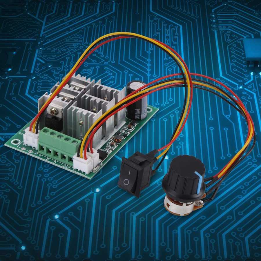 DC 5V-36V 15A 3 Phase Brushless Motor Speed Control CW CCW Reversible Switch motor regulator Motor Speed Controller