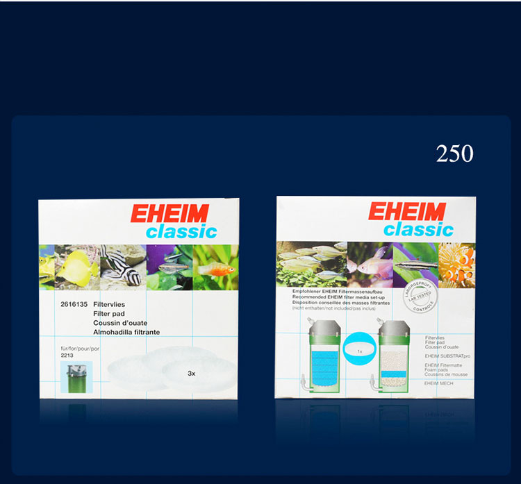Eheim Klassieke Filter Vat Filter Katoen Wit Katoen Zwart Katoen Biochemische Katoen 250/350/600 Aquarium Accessoires: Black
