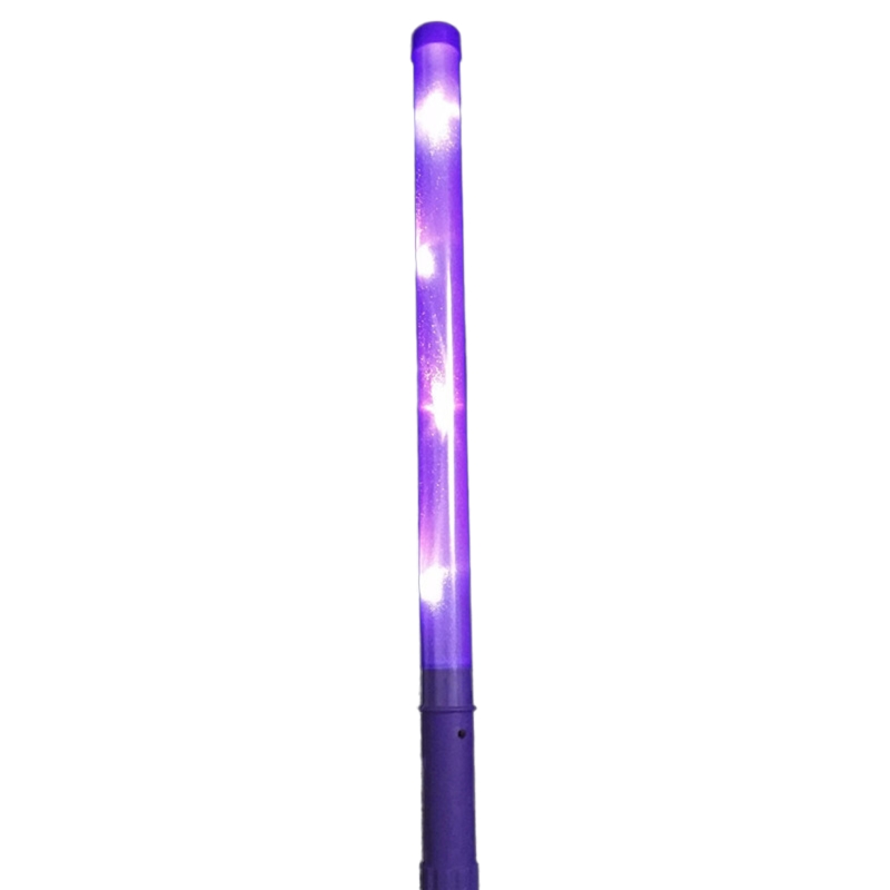 30/50 Stuks Light-Up Foam Sticks Led Zachte Batons Rally Rave Glow Wands Multicolor Cheer Knipperende Buis Concert Voor festivals Party: Paars