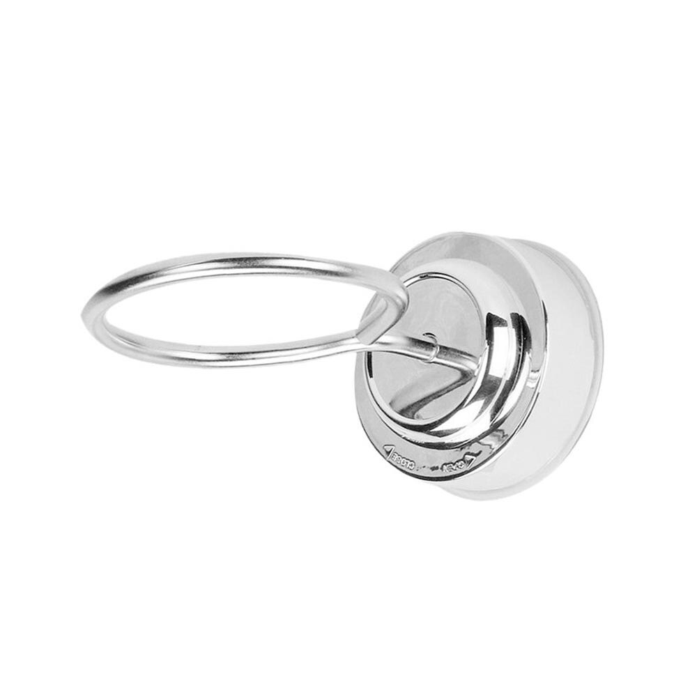 Stainless Steel Wall Suction Cup Holder Toothbrush Tumbler Rack Bathroom Single Cup Holder Hanging Home Supplies Accessories