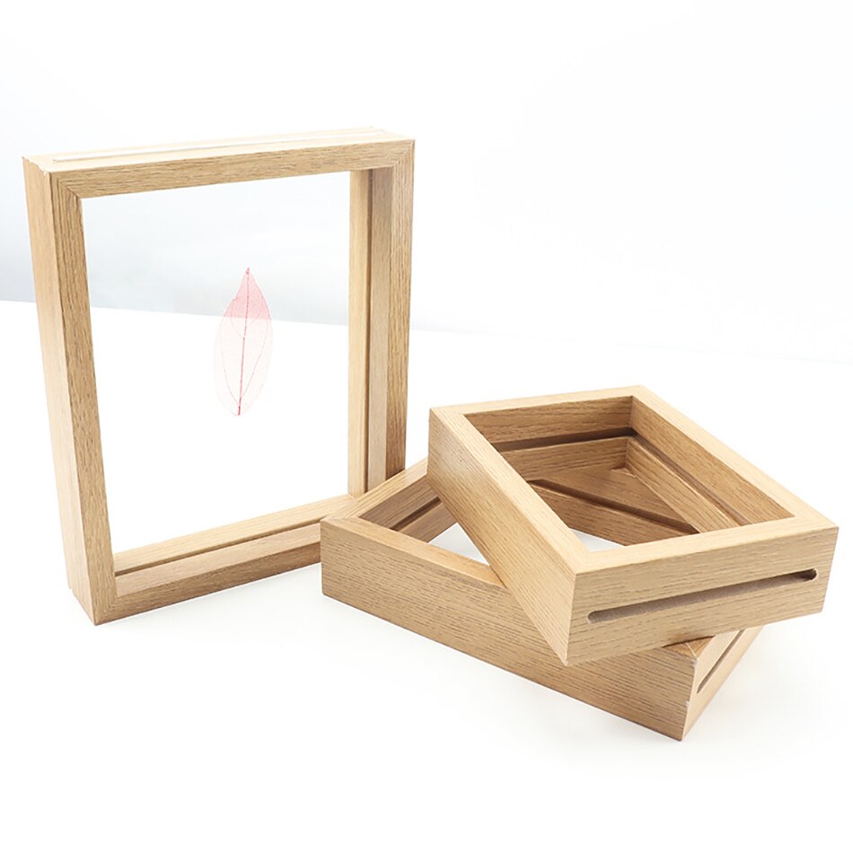 Wooden Photo Frame For Home Table Decoration,Wooden Frame For DIY Handmade Craft,Painting/Leaf,Arts,Flower Display